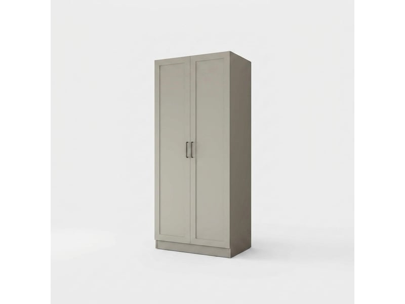  Armoire dressing 2 portes avec tringles à vêtements echo  - Conforama A