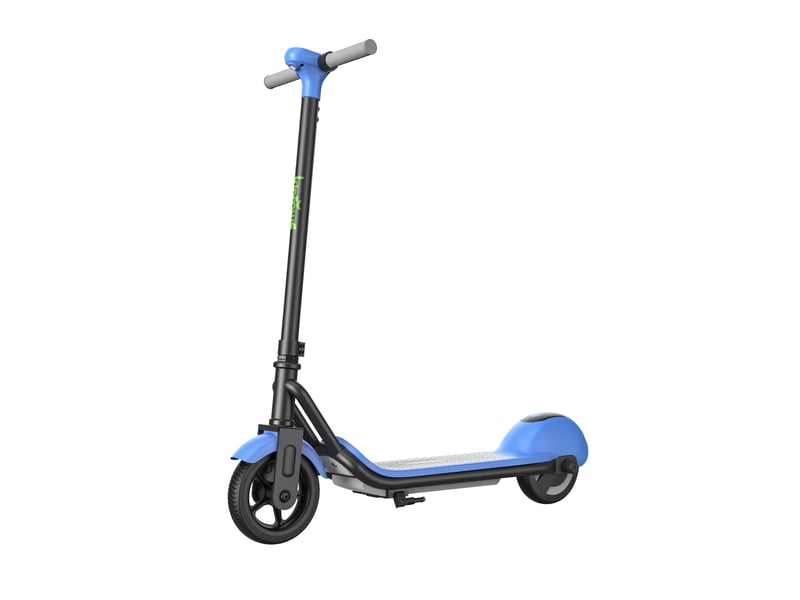 Trottinette électrique enfant kiddowe k1, pneus pleins 6,5, led, 14 kmh, bleu - Conforama C