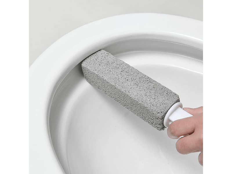 Nettoyant pour toilettes en pierre ponce, pierre ponce pour le nettoyage des toilettes, pierre ponce pour toilettes avec poignée (paquet de 2) - Conforama D