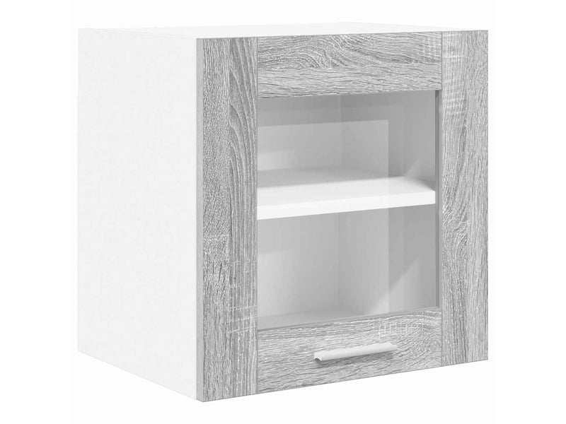 Meuble de rangement, armoire suspendue gris sonoma 40x31x40cm bois d'ingénierie - Conforama A