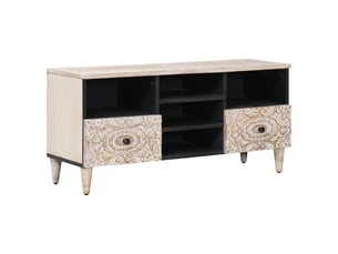Meuble tv coloris blanc 100 cm <strong></strong>  <strong></strong>