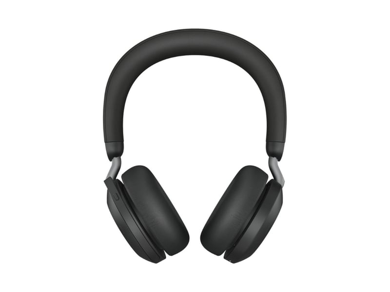  Casque micro sans fil binaural bluetooth 5.2 avec socle de charge usb-c 36 h noir  - Conforama C