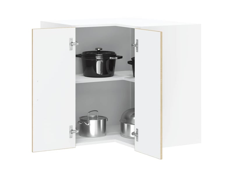  Meuble de rangement, armoire murale d'angle de cuisine kalmar chêne sonoma  - Conforama B