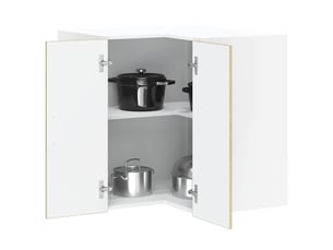 Meuble de rangement, armoire murale d'angle de cuisine kalmar chêne sonoma