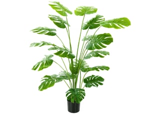 Plante artificielle arbre artificiel monstera deliciosa avec pot inclus hauteur 150 cm intérieure vert