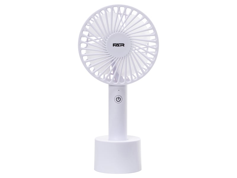 Midea FT23-21M Ventilateur De Table 25W 23cm - Silencieux, 2 Vitesses, Oscillation 80° - Blanc