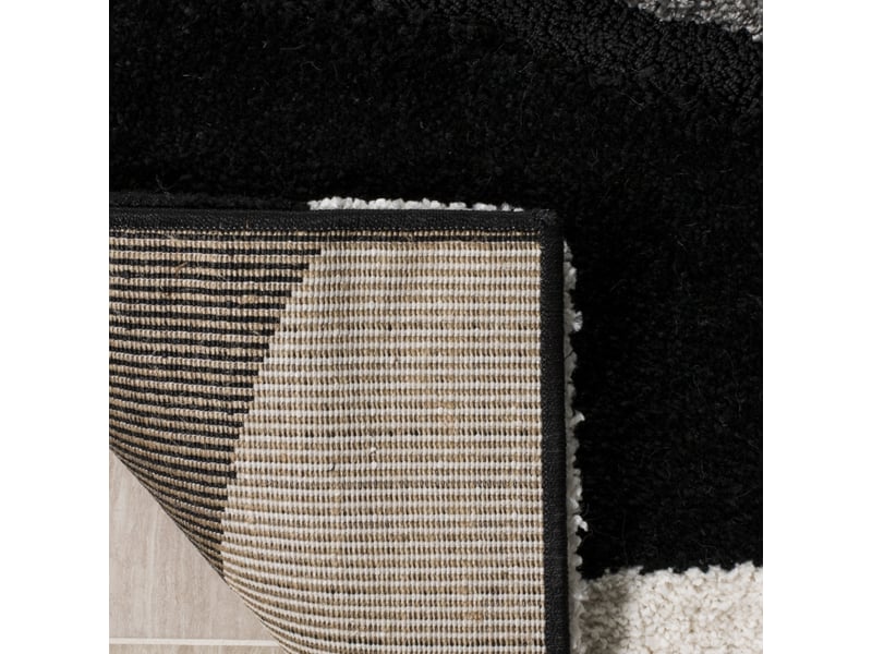  Tapis en polypropylène grisnoir, 69 x 213 cm  - Conforama D