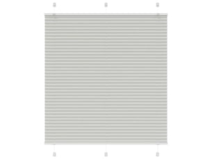 Store plissé, store de fenêtre gris clair 115x100cm largeur du tissu 114,4cm cf46877