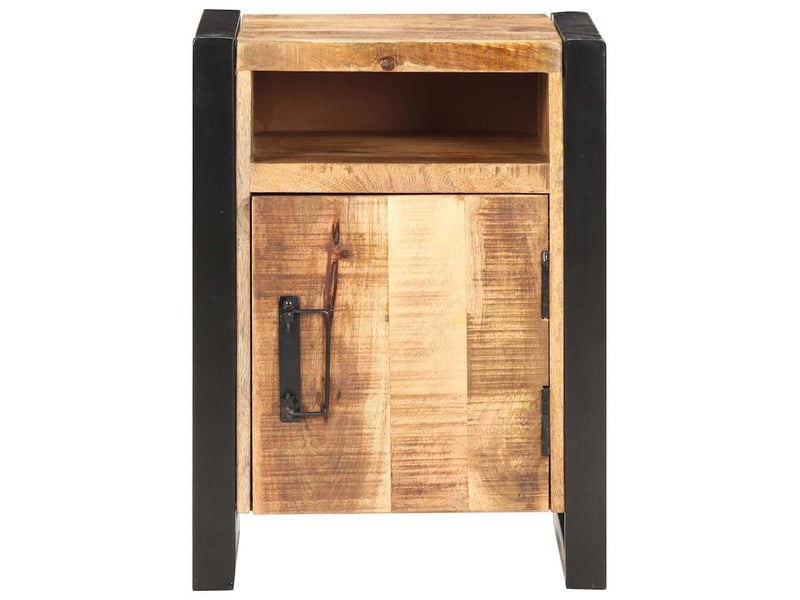  Table de chevet - cabinet de chevet - table de nuit 40x35x55 cm bois de manguier solide  - Conforama A