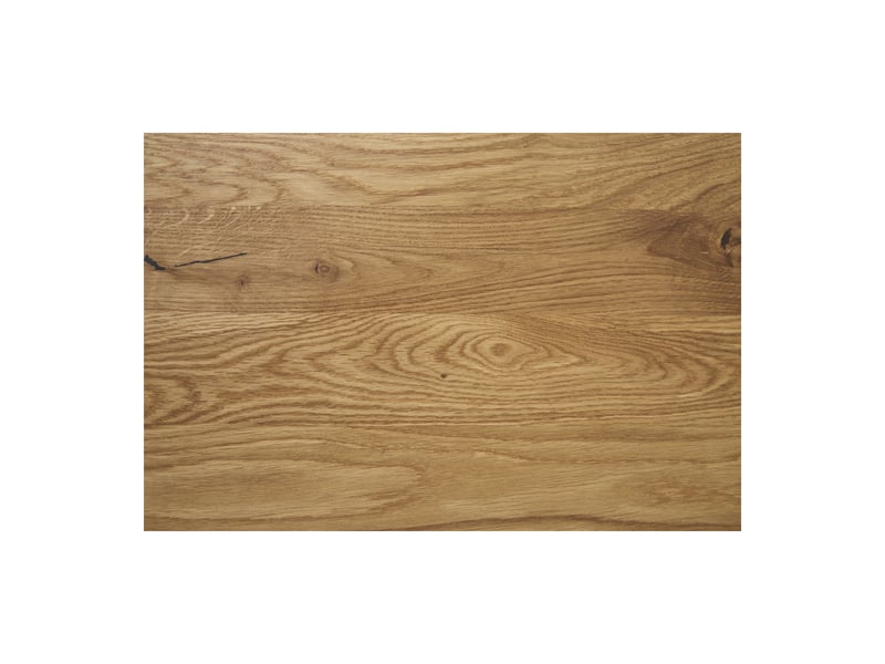 Table bistrot lignano en rovere naturel avec base en métal noir 70x70x75 cm - Conforama D