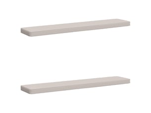 Lot de 2 coussins de banc, coussins d'assise vught 100 % polyester blanc cf58404