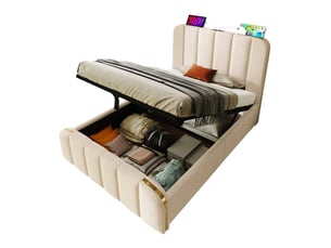 Lit 2 places 90x200 cm DZMDIP coloris beige