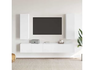 Meuble tv coloris blanc 80 cm <strong></strong>  <strong></strong>