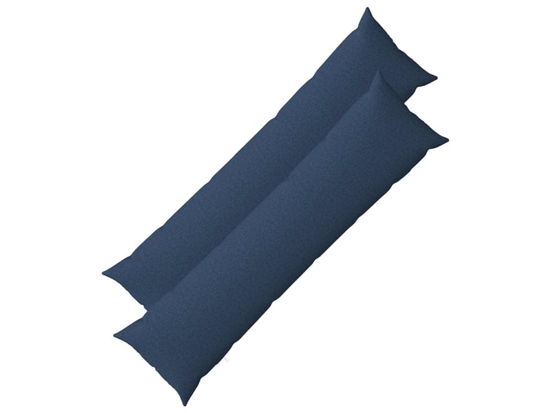  Lot de 2 coussins avec oreiller, coussins décoratifs heerlen bleu tissu cf50184  - Conforama B