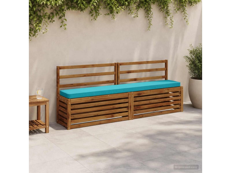  Coussin de banc, coussin d'assise, coussin pour chaisecanapé 1 pièce vught 100 % polyester turquoise cf52324  - Conforama B