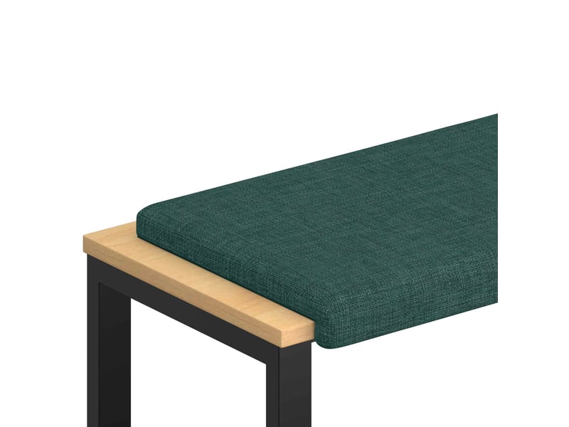  Coussin de banc, coussin d'assise, coussin de canapé tissu vert foncé profondeur 35 cm cf53845  - Conforama A