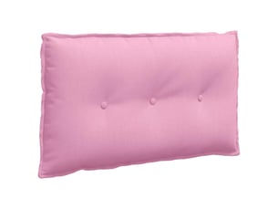 Coussin de dos, coussin de dossier rose 80 x 19 x 50 cm tissu cf54988