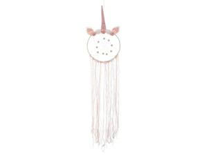Attrape-rêves pour enfant licorne 18x76cm rose