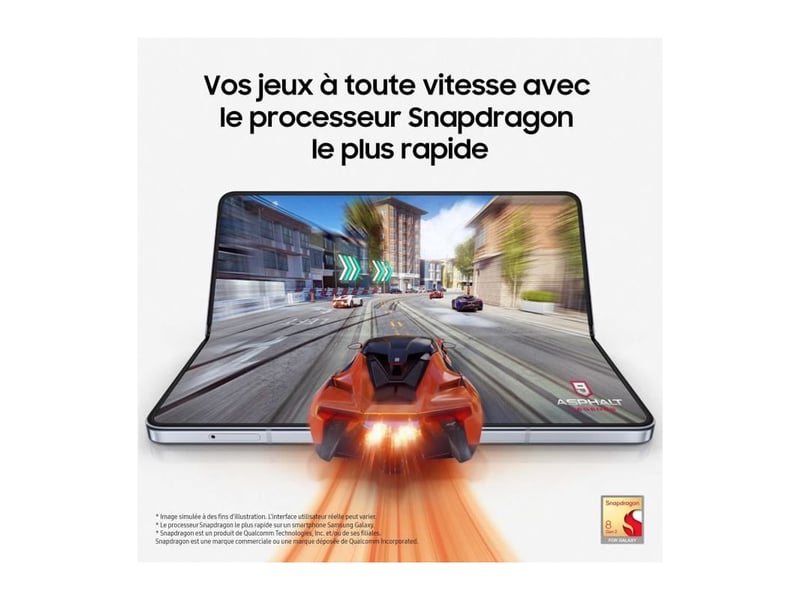 Samsung galaxy z fold5 512go creme SM-F946BZECEUB - Conforama C