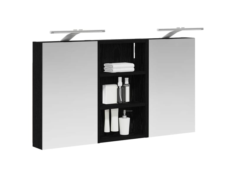  Ensemble de meubles de salle de bain 3 pcs 90x10.5x50 cm shl4351  - Conforama C