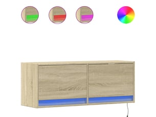Meuble tv coloris marron 100 cm <strong></strong> <strong></strong>