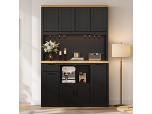 Buffet <strong></strong> <strong>Morn Vibe</strong> - 120 cm coloris noir