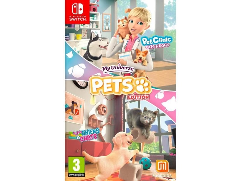  Jeu simulation vet my universe pets edition standard microids pour nintendo switch cartouche 12476_FRA - Conforama A