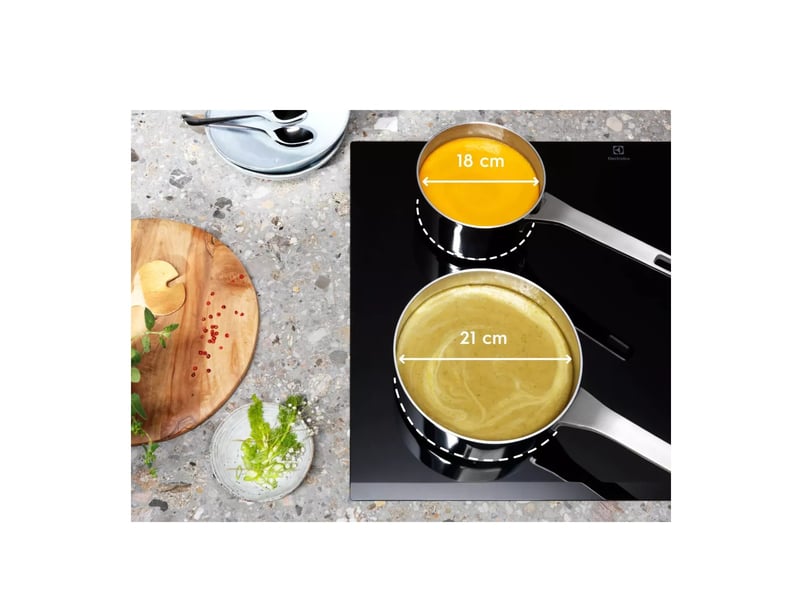 Electrolux - table de cuisson induction 60cm 3 feux 7400w miv63346it - série 600 MIV63346IT - Conforama D