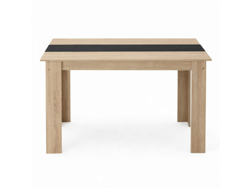  Table à manger moderne design central, table de salon polyvalente, meuble repas élégant contemporain  - Conforama A