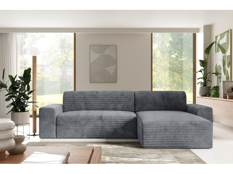  Canapé d’angle coco l avec fonction de couchage couleur : tilia 90  - Conforama B