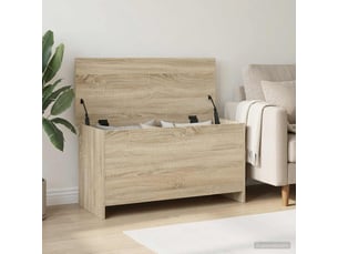 Coffre de rangement avec stockage chêne sonoma 100x40x50 cm