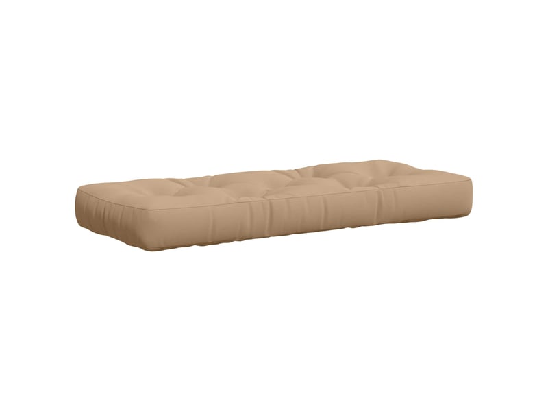 Coussin de siège en palette, coussin d'assise vianen 100 % polyester sable cf55899 - Conforama A