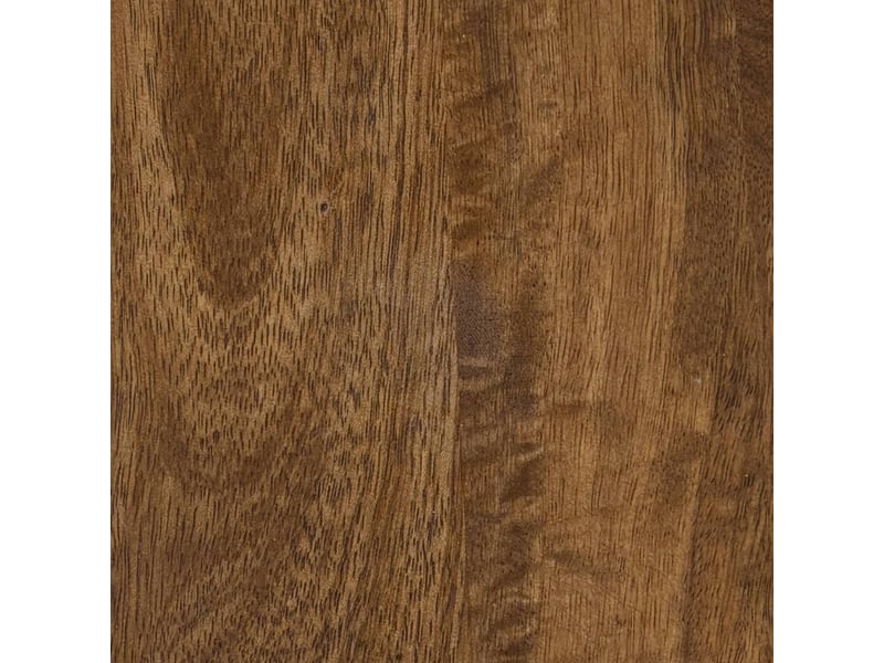  Set de 2 tables basses rondes bois de manguier noyer - pallavi  - Conforama E