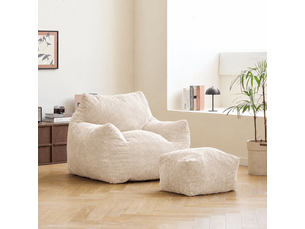 Pouf / repose pied NORDLYS  beige