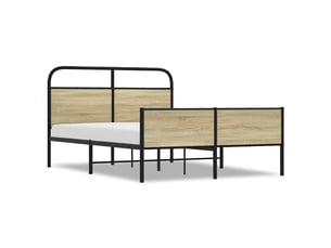 Lit 2 places 120x190cm coloris marron