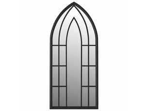 Miroir rectangulaire à fixer coloris noir <strong></strong>  <strong></strong> - 100 cm x 45 cm