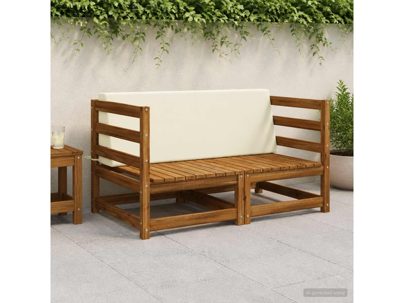 Coussin de dossier, coussin de dos soest 100 % polyester crème 120 x 20 x 40 cm cf55214 - Conforama B