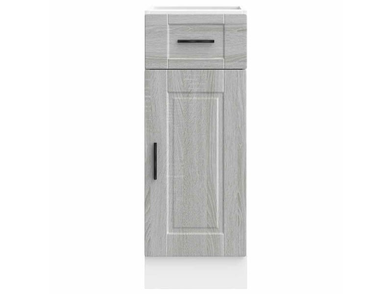  Meuble de rangement, armoire de cuisine porto sonoma gris bois d'ingénierie shl9985  - Conforama D