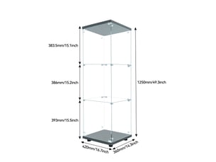 Vitrine coloris noir - x42 cm
