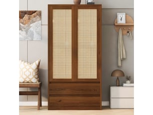 Armoire MODERNLUXE coloris naturel largeur 50 cm