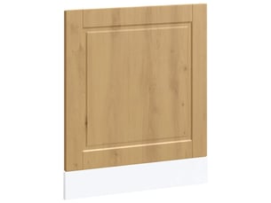Panneau de lave-vaisselle chêne artisanal 60x1,5x57cm