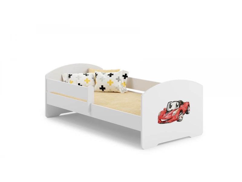  Lit enfant sam 140x70 cm - auto - avec matelas 5903641554909 - Conforama A