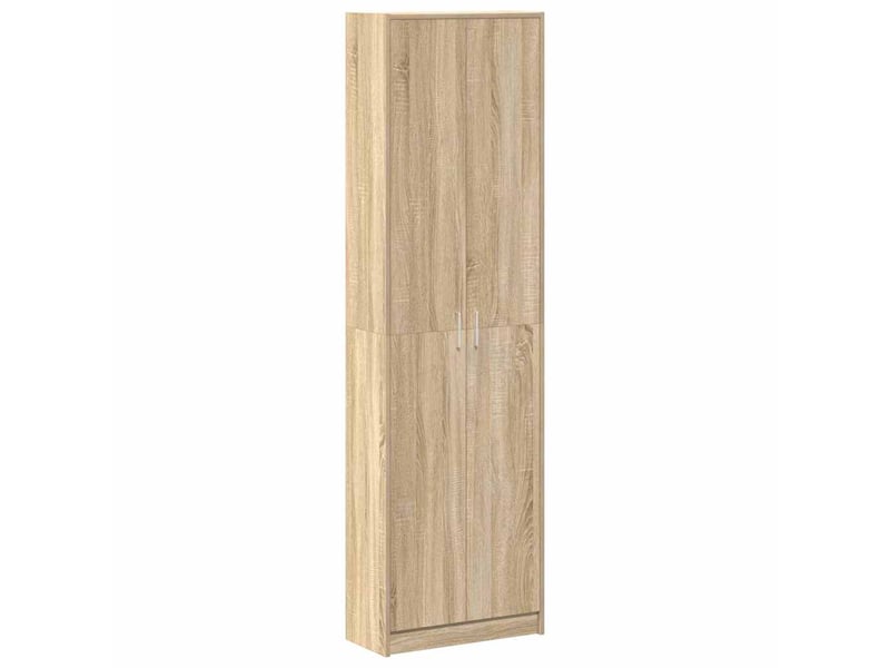  Armoire chambre, armoire de rangement chêne sonoma 55x25x189 cm bois d'ingénierie  - Conforama A