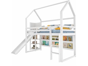 Lit mezzanine 90x200 cm    coloris blanc