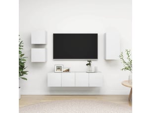 Meuble tv coloris blanc  <strong></strong>  <strong></strong>