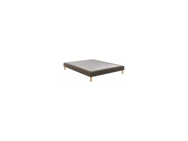  Sommier tapissier 120x190 marron 15 cm confort ferme 7795548 - Conforama A