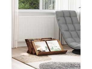 Étagère à magazines, porte-revues avec étagère bois ancien 65 x 53 x 28,5 cm cf41168