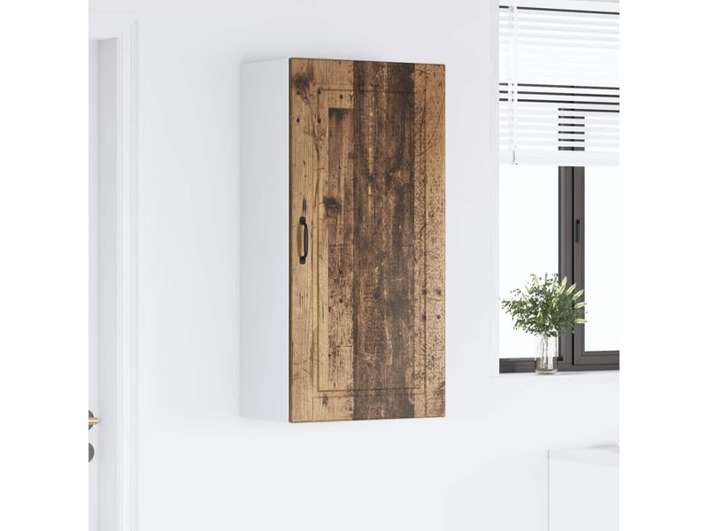  Meuble mural de cuisine, armoire de cuisine bois ancien 50x31x100cm shl3623  - Conforama D