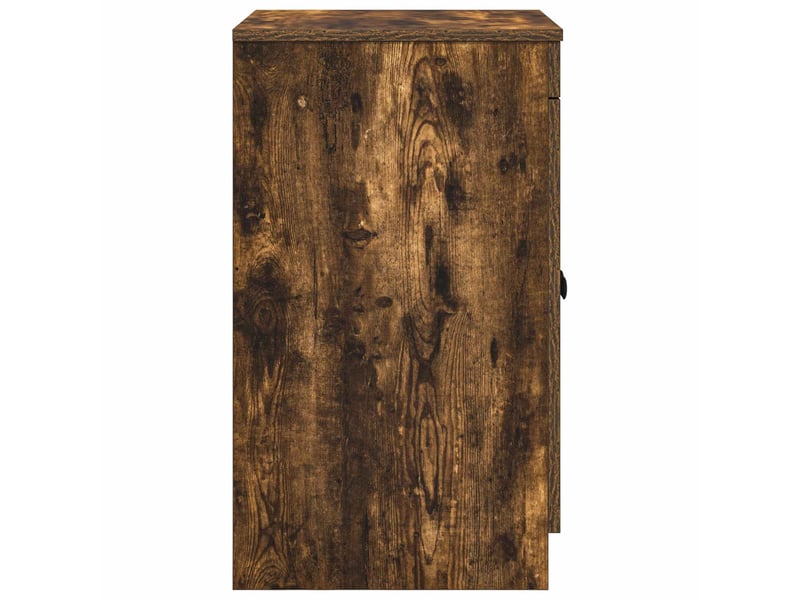  Armoire de salle de bain, meuble de rangement chêne fumé 54x41x70 cm shl3674  - Conforama E