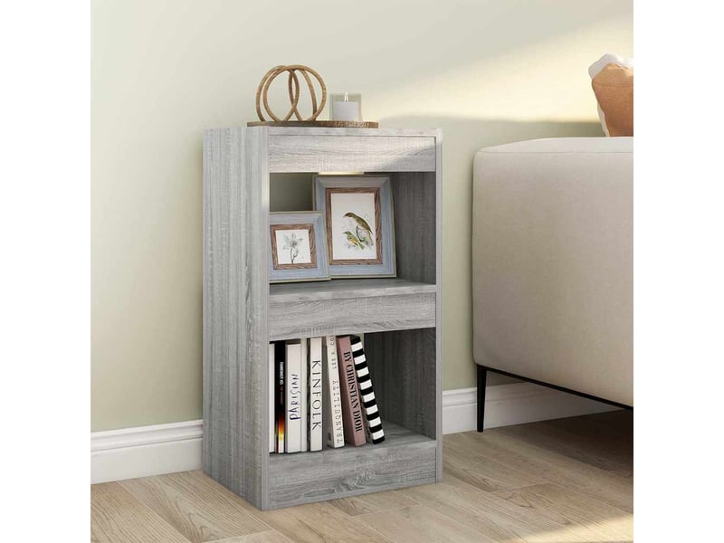  Bibliothèque, séparateur de pièce sonoma gris 40x30x72 cm  - Conforama B